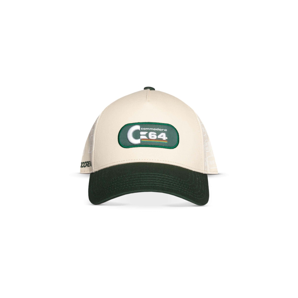 Commodore 64 - Logo Casquette Snapback - Blanc cassé